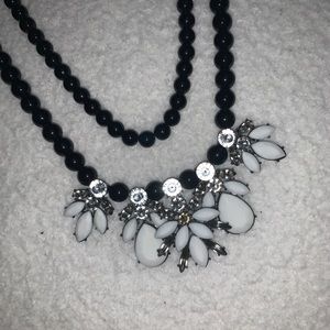 Black and white necklace